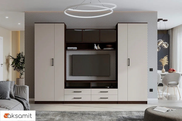 Гостиная ЦРК.ПЛР.09 Палермо-9 (Файнлайн мокка/Сатин)