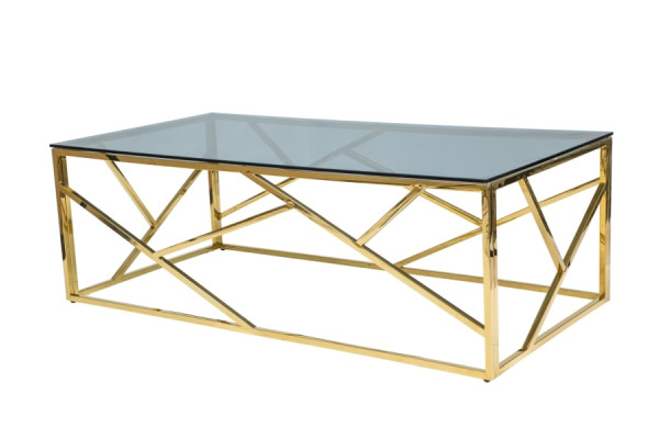 Стол журнальный SIGNAL ESCADA A золотой, 120/60/40 NEW