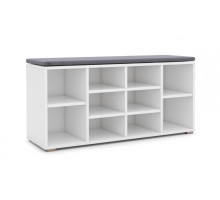 Тумба для обуви Аризона Белый (грей) фабрика Империал