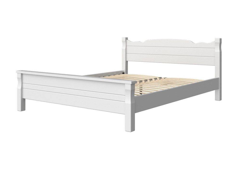 Кровать Мюнхен-4  (Белый античный) 1400 фабрика Браво Мебель