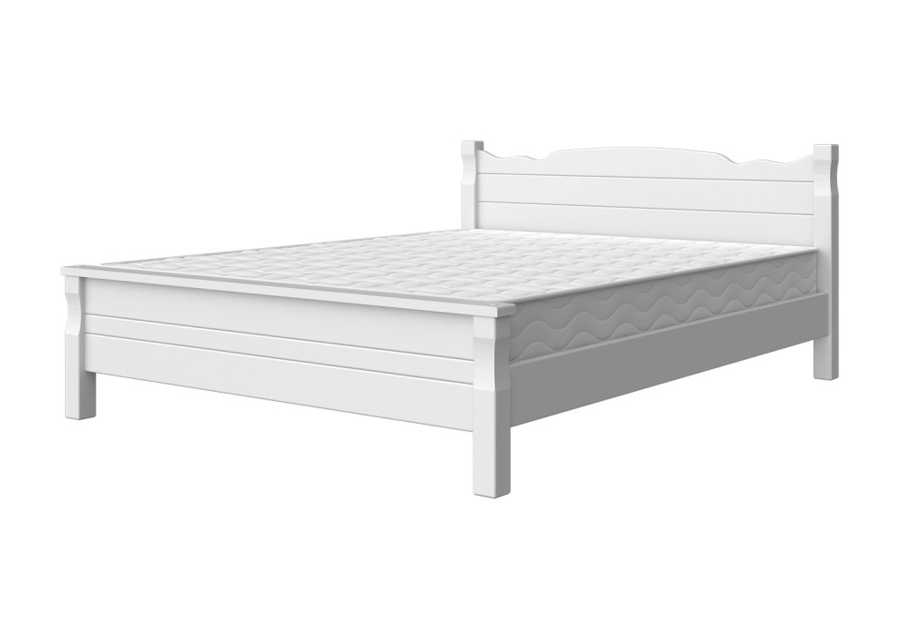 Кровать Мюнхен-4  (Белый античный) 1400 фабрика Браво Мебель