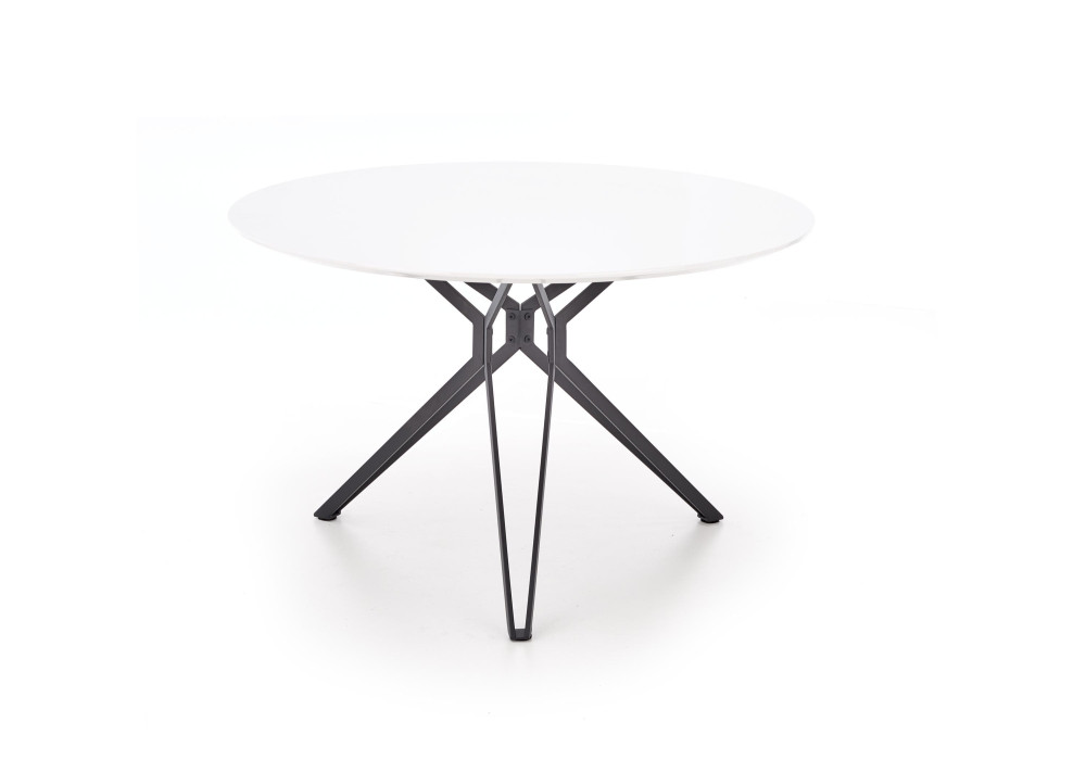 Стол обеденный HALMAR PIXEL белый\черный , 120/76