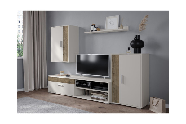 Гостиная Neo - 4  (персидский жемчуг/дуб веллингтон)  фабрика Интерлиния  