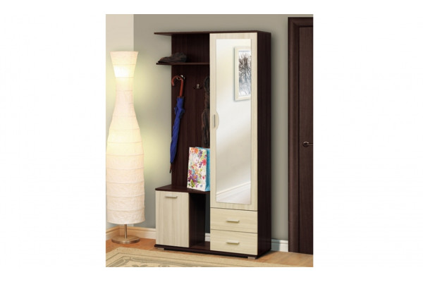 Прихожая "Кармен-1" (венге/кремовый)  фабрика Олмеко 