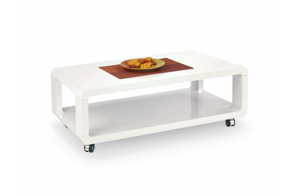 Стол журнальный HALMAR FUTURA белый, 105/58/38