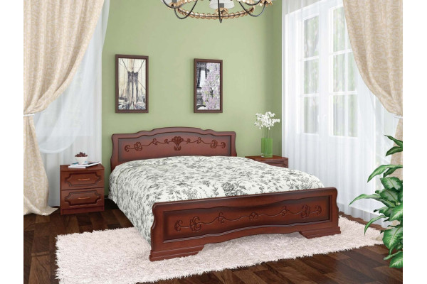 Кровать "Карина-6 тахта"  орех 900