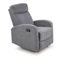 Кресло для отдыха HALMAR OSLO 1S раскладное, темно-пепельный