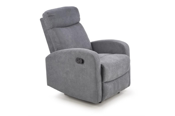 Кресло для отдыха HALMAR OSLO 1S раскладное, темно-пепельный