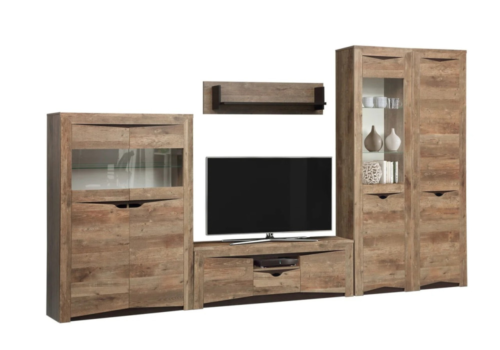 Модульная гостиная "Лючия" (кейптаун/венге)  фабрика Олмеко 