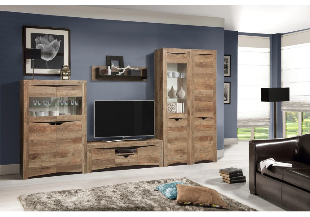 Модульная гостиная "Лючия" (кейптаун/венге)  фабрика Олмеко 