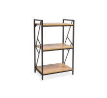 Стеллаж SIGNAL TABLO R3 дуб\т.коричневый, 99/60/40