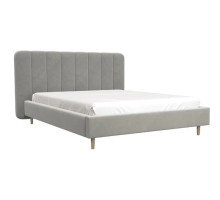 Кровать "Рино"  (Светло-серый) 160х200  фабрика БравоМебель