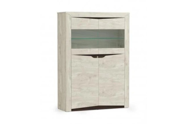 Шкаф комбинированный 33.15  Лючия (бетон пайн белый/венге) Фабрика Олмеко