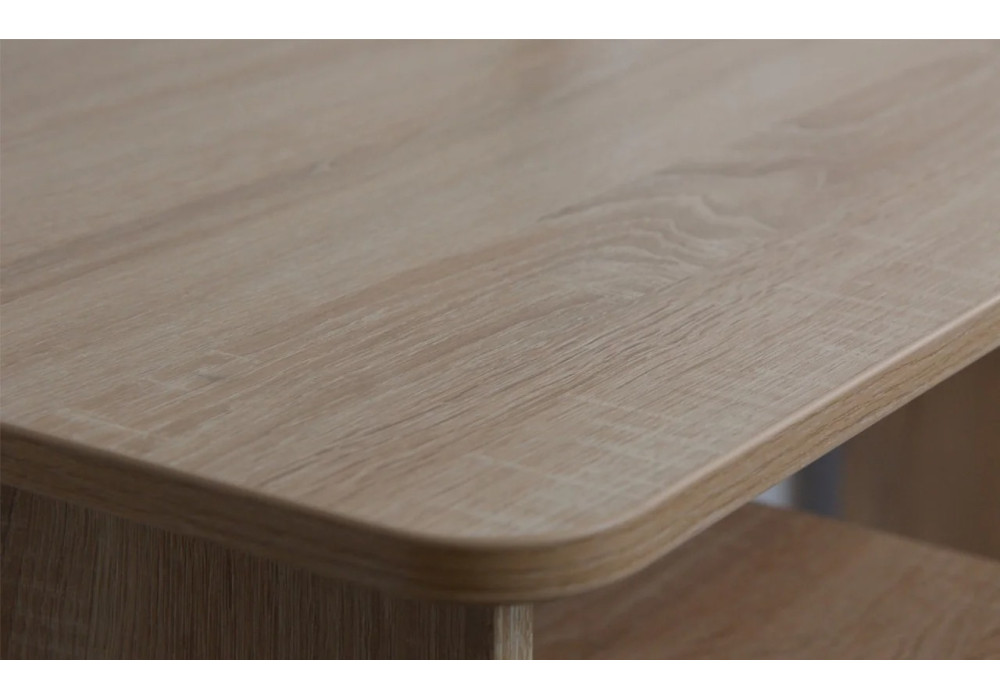 Стол Гарвард 130 3ящ (Дуб сонома/белый)  фабрика Империал 