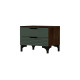 Тумба прикроватная Брента (Таксус / Оливковый) фабрика Браво Мебель