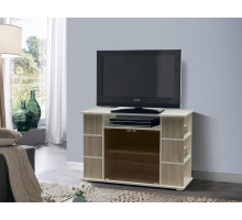 ТУМБА ПОД ТВ ВИСТА 15 (БЕЛЫЙ/ДУБ СОНОМА)  Фабрика Олмеко