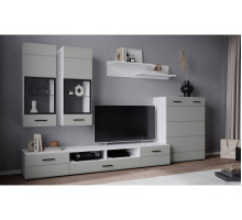 Гостиная Neo - 1  (Белый платинум/Пепел софт)  фабрика Интерлиния  