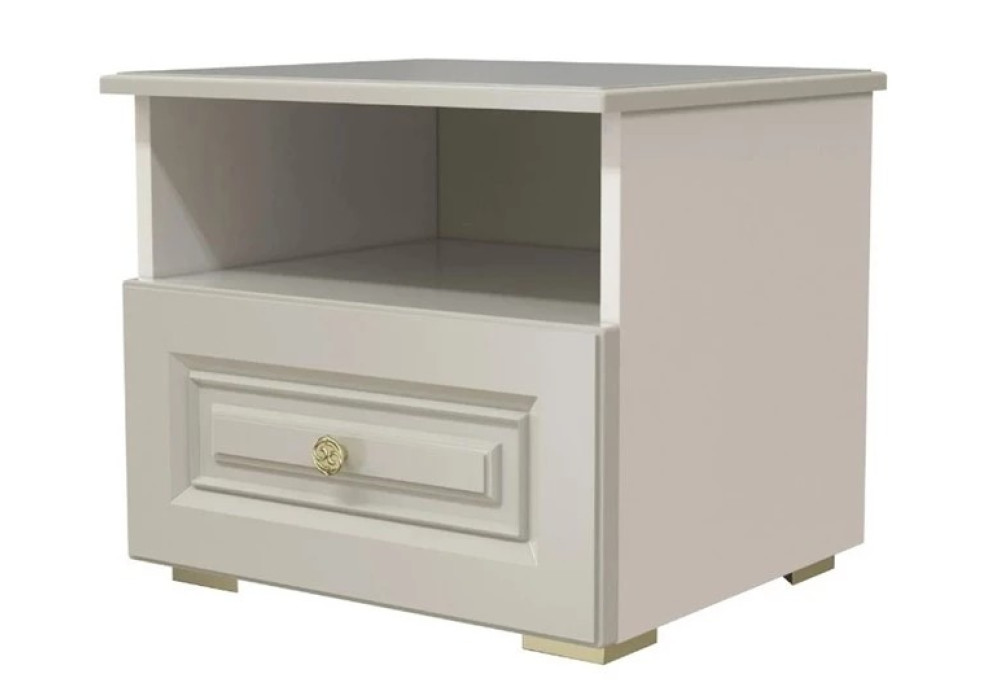 Прикроватная тумба Олимп (Холодный серый/Фисташковый) фабрика Браво Мебель