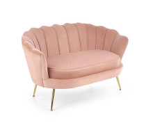 Софа HALMAR AMORINITO XL светло-розовый/золотой