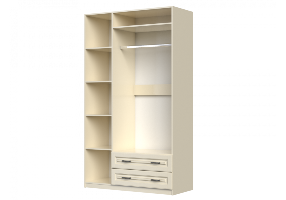 Модульная спальня  Кантри  (Слоновая кость ) фабрика Браво Мебель