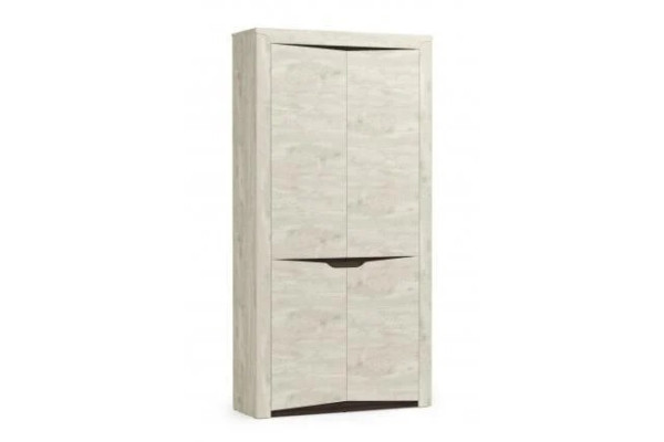 Шкаф для одежды 33.18 Лючия (бетон пайн белый/венге) Фабрика Олмеко