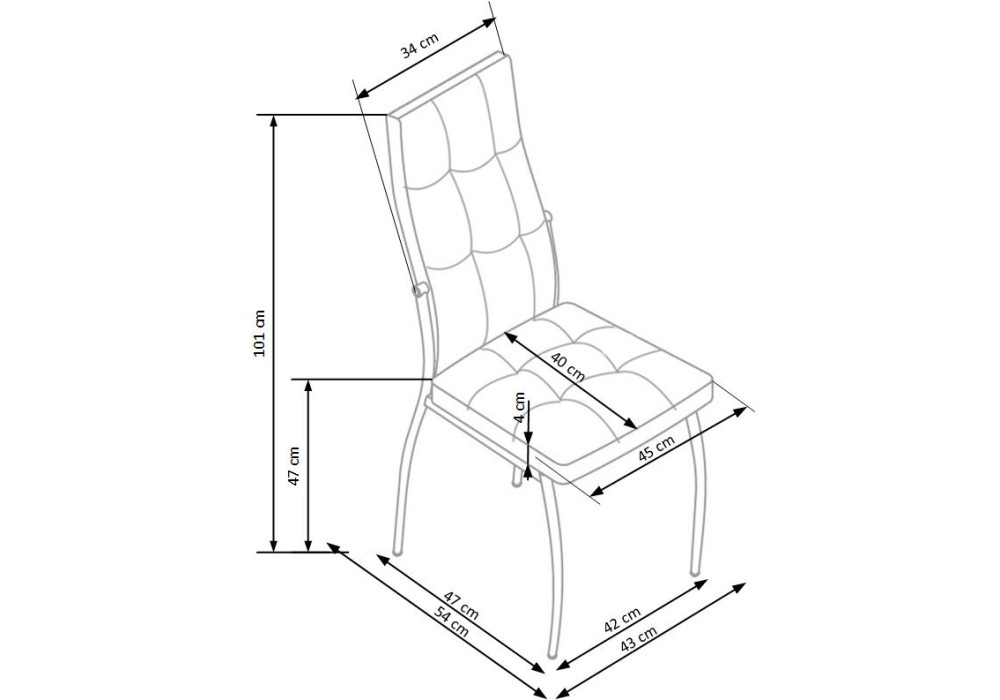 Стул HALMAR K209 черный
