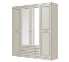 Шкаф Олимп ШР-4 (Холодный серый/Фисташковый) фабрика Браво Мебель