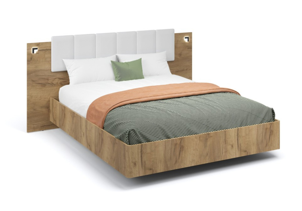 Модульная спальня Мишель   (Крафт золотой/белый жемчуг )  фабрика Империал 