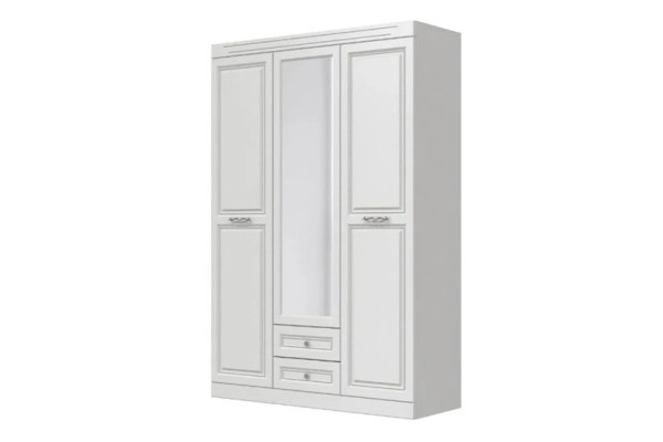 Шкаф Олимп ШР-3 (Белый) фабрика Браво Мебель