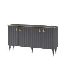 Тумба МН-043-04 МС ЛОРЕНСО (Графит) Мебель-Неман