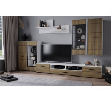 Гостиная Neo - 2  (Белый платинум/Дуб вотан)  фабрика Интерлиния  