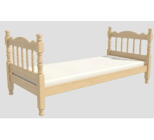 Кровать Аленка  (сосна)  фабрика БравоМебель