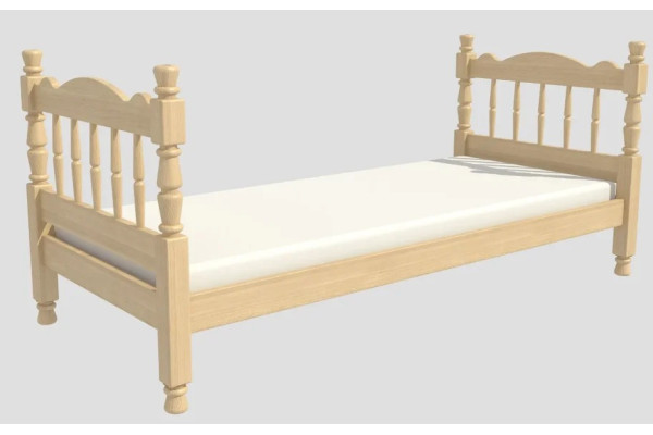 Кровать Аленка  (сосна)  фабрика БравоМебель