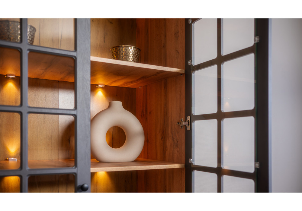  Гостиная  Лацио Сканди угловая (Вотан/сканди графит) фабрика Империал 