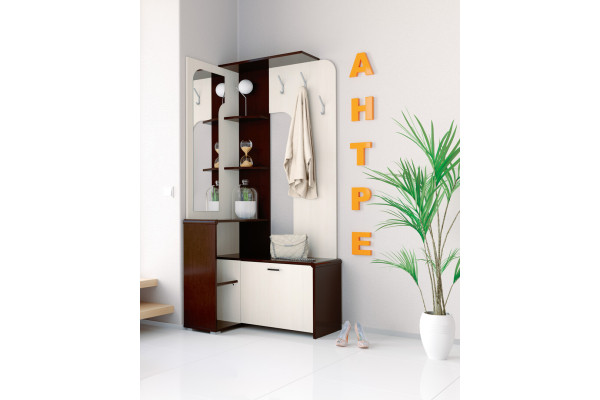 Прихожая "Антре" (венге/кремовый)  фабрика Олмеко 