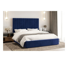 Кровать "Харви"  (Глубокий синий)  160х200  фабрика БравоМебель
