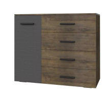 Комод Куба без приставки ( Таксус/Вольфрам )  фабрика Браво Мебель