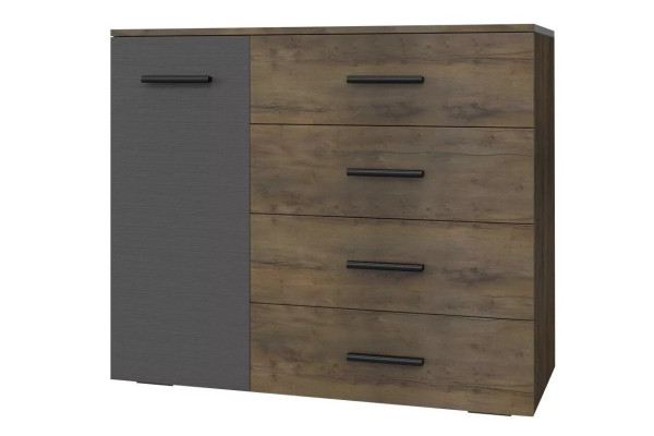 Комод Куба без приставки ( Таксус/Вольфрам )  фабрика Браво Мебель