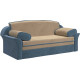 Диван "РИК 1400"(Синий/латтэ) фабрика Браво Мебель