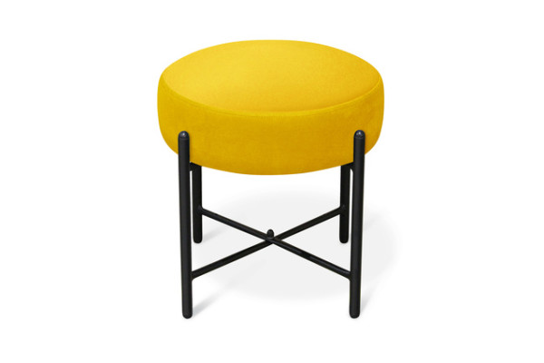 Пуф Sheffilton SHT-B4 (желтый/черный муар)