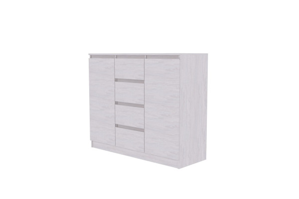 Комод SV-Мебель Бриз-1 (4 ящика, 2 створки) (ясень анкор светлый)