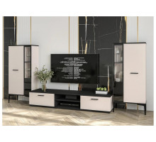 Гостиная Neo - 8 (Черный/Персидский жемчуг) фабрика Интерлиния