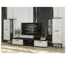 Гостиная Neo - 8 (Черный/Бетон лайт) фабрика Интерлиния