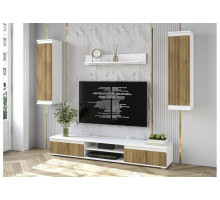 Гостиная Neo 10 (Белый платинум/Дуб вотан) фабрика Интерлиния