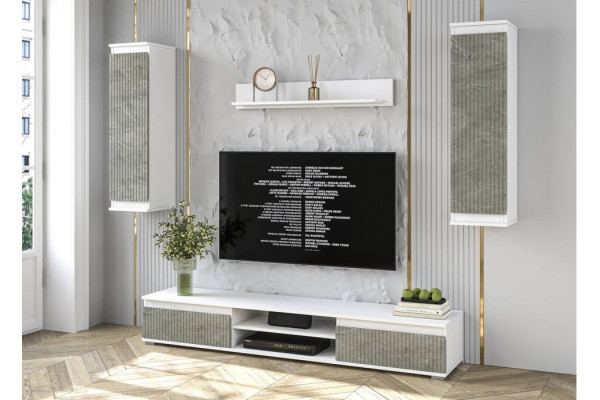 Гостиная Neo 10 (Белый платинум/Керамика) фабрика Интерлиния