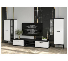 Гостиная Neo - 8 (Черный/Белый платинум) фабрика Интерлиния