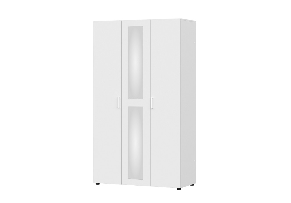 Шкаф трехстворчатый NN-Мебель Токио (белый текстурный)