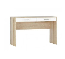 Стол письменный 2 ящика 100 "Стелс" (Дуб сонома/белый)  фабрика Империал 