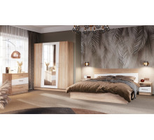 Шкаф 4-х дверный Антария  (Дуб сонома/белый)  фабрика Империал 