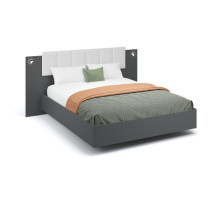 Кровать Мишель МИ 160 (подъемник) Антрацит фабрика Империал 